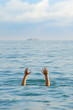 Photo: The drowning man The drowning man