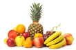 Set of exotic fruit