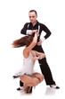 latino dancing couple