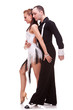 couple of latino dancers posing couple of latino dancers posing