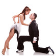 passionate salsa dancing couple passionate salsa dancing couple