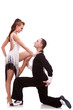 Latino dancers in action