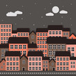 Vektor: city night scene - eps10 city night scene - eps10
