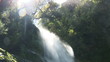 Waterfall in the woods. Audio included