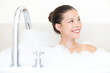 Photo: Bath woman relaxing Bath woman relaxing