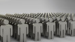 gray crowd