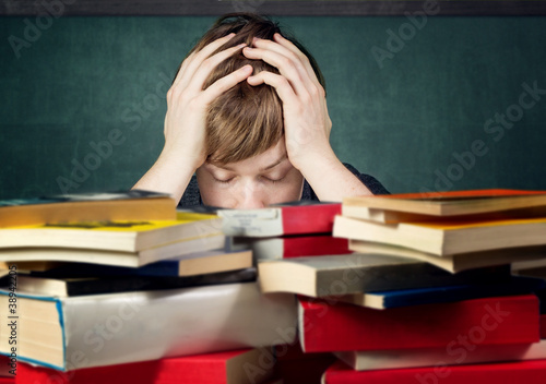 Photo: Stressed Student Stressed Student