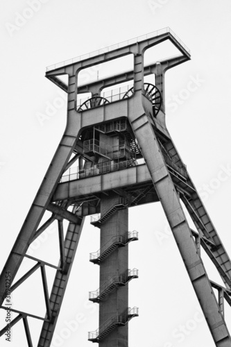 Photo: Bergwerk Bochum (schwarz-weiß ) Bergwerk Bochum (schwarz-weiß )