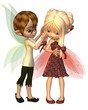 Cute Toon Fairy Friends - 2