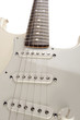 white electric guitar