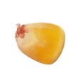 Macro kernel corn isolated on white background