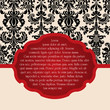 Vector: Elegant Invitation to the wedding or announcements Elegant Invitation to the wedding or announcements