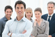 Happy business team