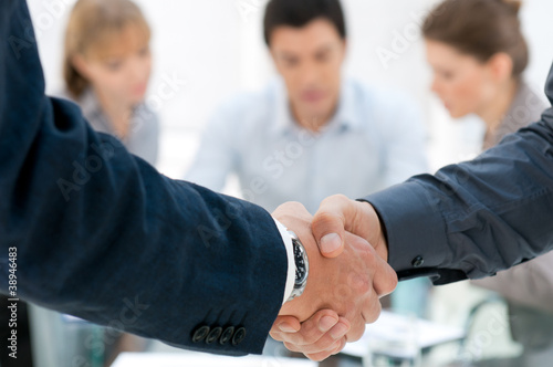 Photo: Handshake closeup Handshake closeup