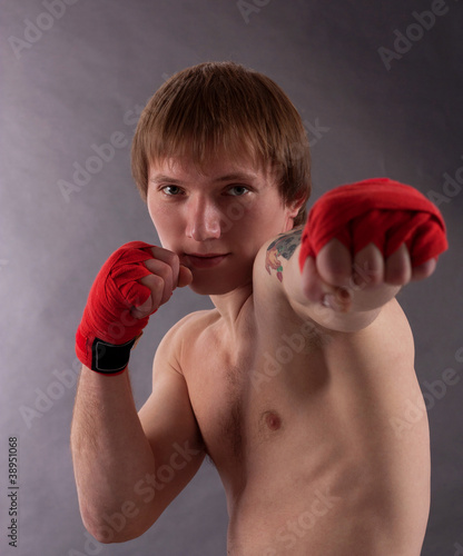 Photo: Portrait of boxer Portrait of boxer