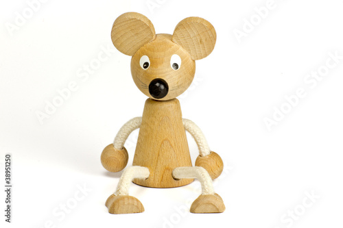 Photo: Maus aus Holz / Kantehocker / Spielzeugmaus Maus aus Holz / Kantehocker / Spielzeugmaus