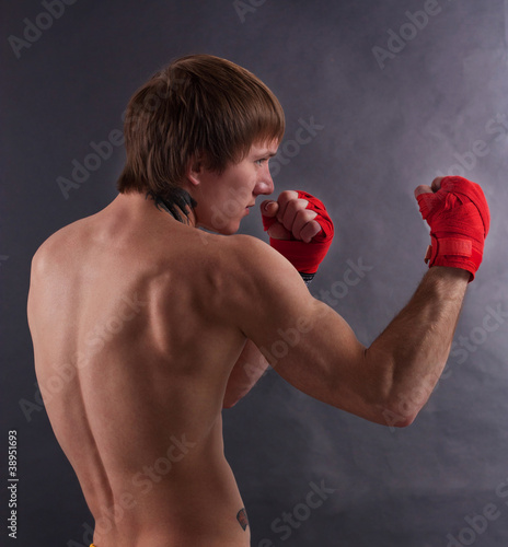 Photo: Portrait of boxer Portrait of boxer