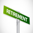 Retirement sign Retirement sign