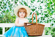 Photo: little girl sitting on a bench little girl sitting on a bench