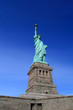 The Liberty Statue with clear blue sky sunny day, New York