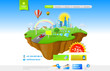 Flying Island. Future, green energy, ecology etc.