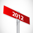 2012 New Year Sign