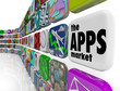 The Apps Market Wall of App Application Software Icons