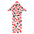 Arrow of aircraft