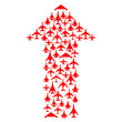 Arrow of aircraft