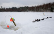 Swedish equipment for winter pike fishing