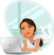 Woman on the phone