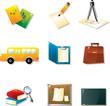 School And Education Icon Set School And Education Icon Set