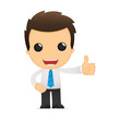 Vector: funny cartoon office worker funny cartoon office worker