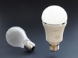 Glühbirne und LED