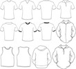 male shirts template