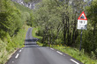 Down hill