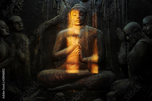 Photo: Buddhist mural Buddhist mural