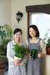 Foto: 花と女性 花と女性
