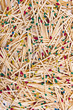 background of wooden matches