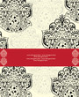 Vector Ornate Red and Black Frame