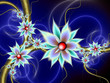 Fleurs Bleues fractale Fleurs Bleues fractale