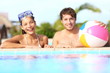 Summer vacation couple