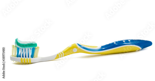 Photo: toothbrush with toothpaste toothbrush with toothpaste