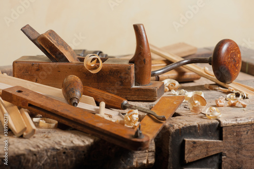Photo: Old carpenters tool Old carpenters tool