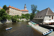 Cesky Krumlov Castle and rafting on Vltava river Cesky Krumlov Castle and rafting on Vltava river