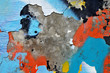 peeling wall background