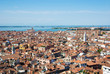 Venice cityscape - view from Campanile di San Marco. Italy Venice cityscape - view from Campanile di San Marco. Italy