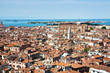 Venice cityscape - view from Campanile di San Marco. Italy Venice cityscape - view from Campanile di San Marco. Italy