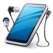 Personal media player and headphones