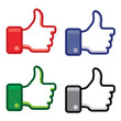 Boutons j'aime, je like